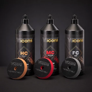 VT Icons Polírozó paszta csomag 125 mm korongokkal